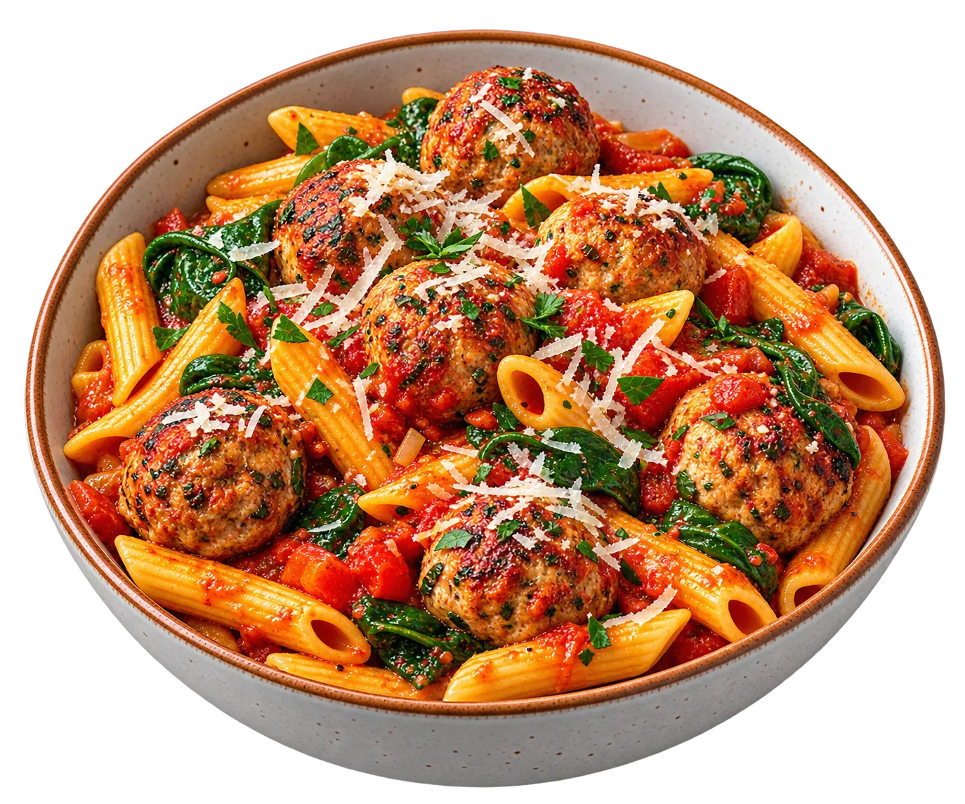 Turkey meatball pasta, logged on Thu