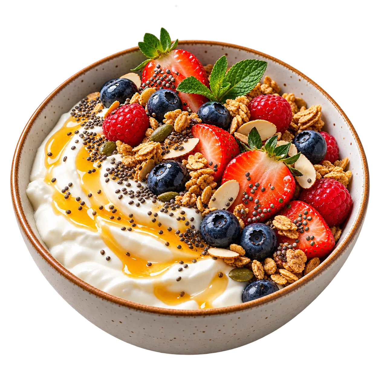 Greek yoghurt + berries